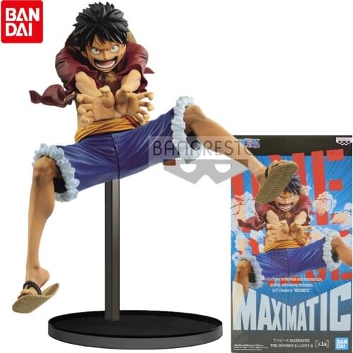 100% Original BANDAI One Piece OP MAXIMATIC MAX MONKEY D Luffy Action Figure Toy Model Anime Figure Model Kids Toys Gift
