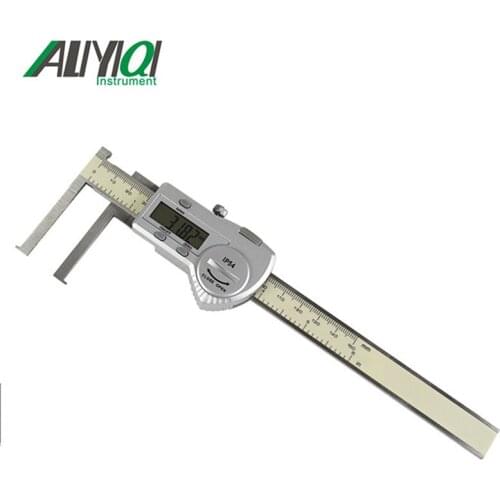 15-300mm inside groove digital vernier caliper with knife edge with flat point electronic high precision good quality trammel