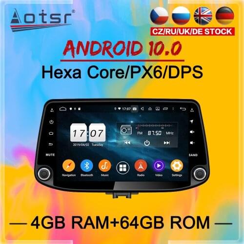 2 Din IPS Screen Android 10 DSP Car Multimedia Player For Hyundai i30 2017 2018 2019 GPS Navigation Audio Radio stereo head unit