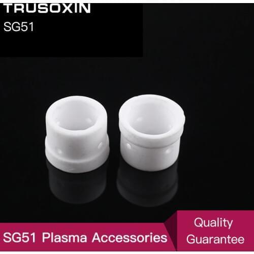 30pcs Plasma Cutting Accessories SG51 Consumables Gas Ring for 60a Inverter DC Air Plasma Cutter SG51 Cutting Torch/Gun