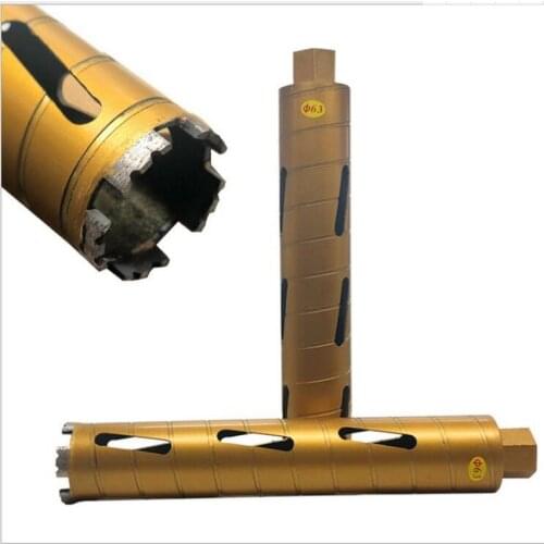 Free shipping dry drilling 32-83*370-450mm M22 connector diamond drill bits core bit for hole opening on masonry/concrete wall