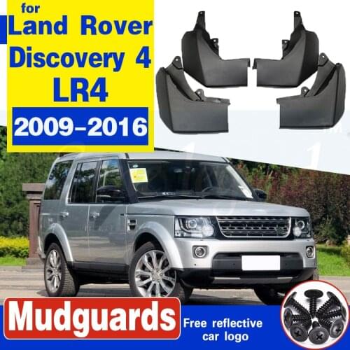 4pcs/set car Mudguards For Land Rover Discovery 4 LR4 2009 - 2016 Mud Flaps Splash Guards Fender Mudflaps Accessories