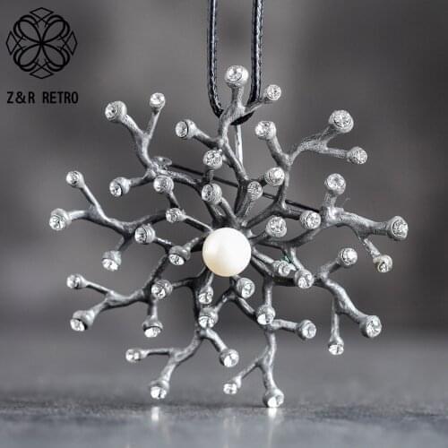 Long Necklace for Women Vintage Jewelry Antique Root Pendants Suspension Chains Choker Wholesale Female Decoarion Accessories