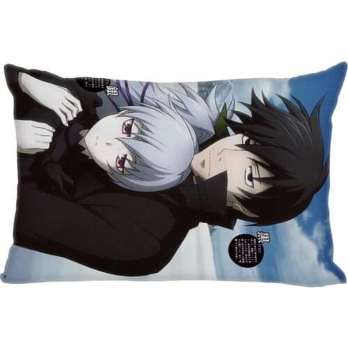 Anime DARKER THAN BLACK Double Sided Rectangle Pillow Covers Bedding Comfortable Cushion/Good For Sofa/Home/Car Pillow Cases