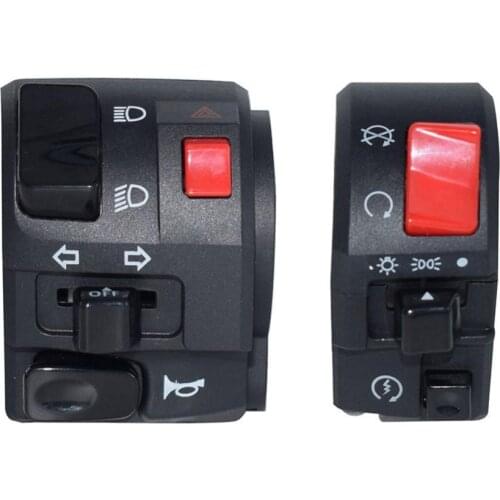 80% Hot Sell 1 Pair Motorcycle Motorbike Horn Button Turn Signal Fog Light Handlebar Switch