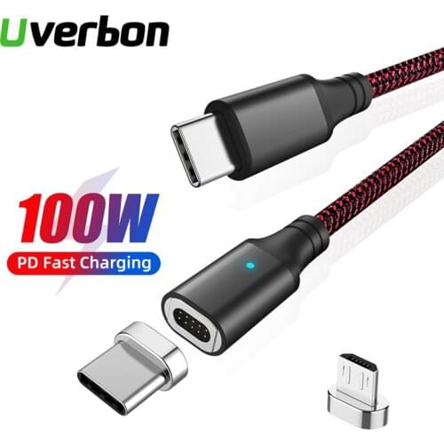 Robotsky Fast Charging Data Wire Cord Magnet Charger Micro USB Cable 1.2/2m Type C Mobile Phone Cable For Samsung Huawei