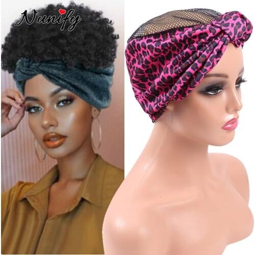 Nunify Wig Band Cap For Edges Weaving Cap With Adjustable Drawstring Cross Knotted Flower Headband Wig Cap For Crochet Braid