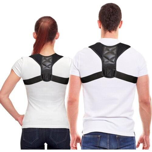 Upper Back Posture Corrector Clavicle Support Belt Back Slouching Corrective Posture Correction Spine Braces Supports