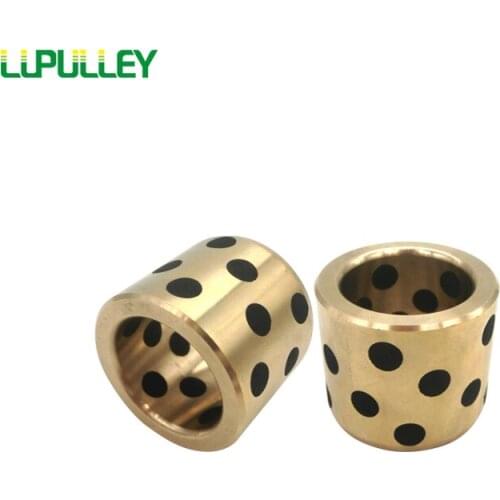 LUPULLEY Linear Graphite Copper Set Bearing Self-Lubricating Inner Dia.30/35/40mm Copper Oil Bushing 40x30x12/15/20/25/30/35mm