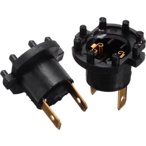 Brand New 2PCS Headlight Socket Plug Connector Adapter Bulb Holder For Mazda 3 5 323 For Kawasaki For Aprilia