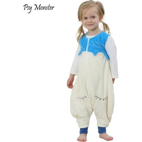 Baby Boys Girls Sleepwear Robes Autumn Children Sleeveless Rompers Flannel Animal Jumpsuits Pajamas night gown kids Sleepers