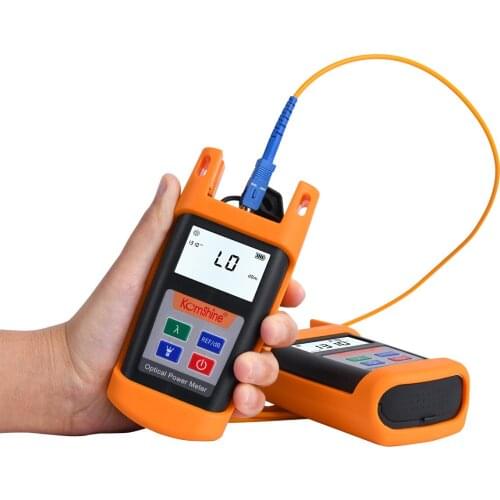 KomShine KPM-25 fiber power meter single-mode fiber light source KLS-25 FTTH fiber optic cable tester and 5KPM OPM -25 -70+10dBm