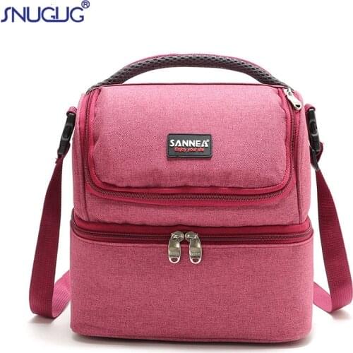 New Isothermal Bag Food Cooler Outdoor Women Thermal Bag For Snack 2019 Men Lunch Box Bag For Kids School Cool Bag For Meal