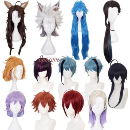 Twisted-Wonderland Cosplay Wigs Floyd Jade Idia Shroud Epel Felmier Lilia Vanrouge Ace Trappola Riddle Rosehearts Cater Diamond