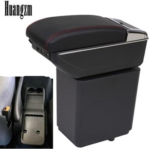 For Citroen Berlingo armrest box universal car center console caja modification accessories double raised with USB