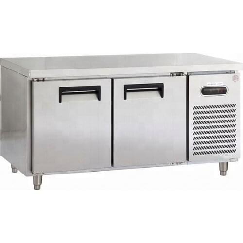 1.2 M 1.5 M 1.8 M Refrigerated Frige Stainless Steel Work Table Freezer Workbench