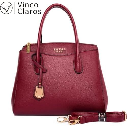 Luxury Leather Handbags Women Bags Designer Purse High Quality Shouder Crossbody Top-handle Bag Large Capacity Waterproof Bolsos