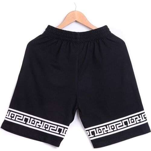 West coast summer shorts hip-hop BBOY mens personality ethnic print hip-hop loose large size casual shorts