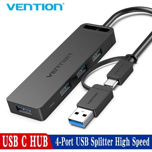 Vention USB C HUB 3.1 Type C to USB 3.0 Adapter Multi USB with Micro USB Charging Port for Xiaomi MacBook Huawei OTG Type C HUB