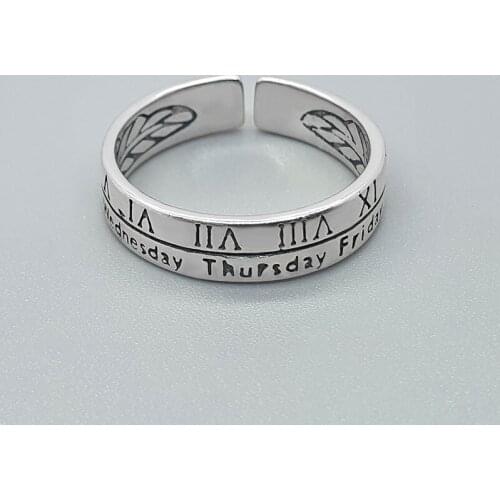 Boho Letter Rings For Women Wedding Vintage Finger Ring Knuckle Female Bohemian Charm Jewelry Gifts