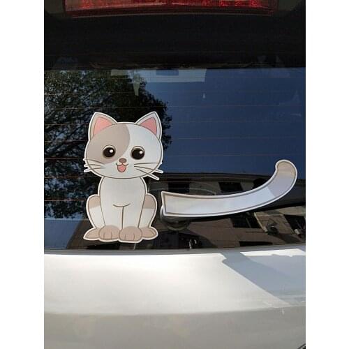 ZTTZDY Lovely Individual Character Scratches Keep Out Pet Cat Car Rear Window Sticker YJ3-0032