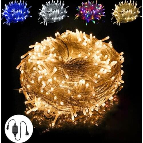 50m 30m Outdoor Waterproof Gypsophila Light String Christmas Decoration for Garden Street Wedding Fairy Holiday Lights Garland