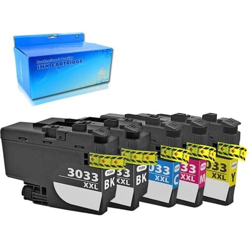 5PK compatible for brother LC3033 CMYK Ink Cartridges MFC-J995DW MFC-J995DW
