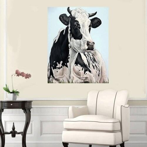 H2782 diamond painting Full Drill Kit " Milk Cow ” Free Pen Tools 5d diy Mosaic Diamond Embroidery Cross Stitch