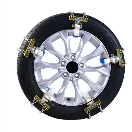 Wheel Tire Ice Chain Truck Belt Steel Mud Vehicle Road Chain Anti-skid Wheel Winter Safety SUV E5K8
