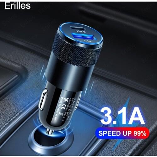 20W PD USB Car Charger Quick Charge 4.0 QC 3.0 PD Car fast Phone Charger For iPhone 12 Huawei Xiaomi PD Fast Charging Adapter