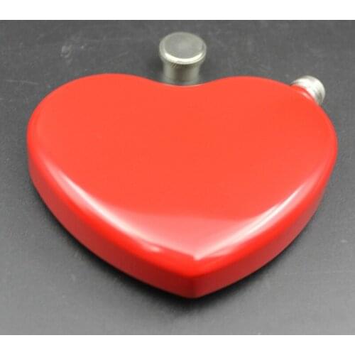 Heart Shape Wine Bottle 125ml 2 Typles Wine Bottle Russia Mini Outdoor Portable Distilled Beverage Vodka Container Pocket Flask