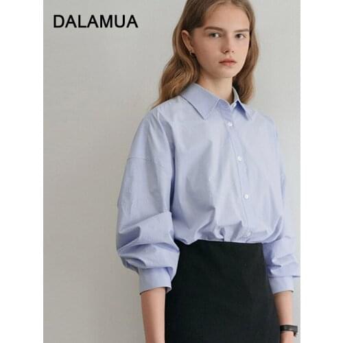 Женские хлопковые рубашки DALAMUA China At AliExpress