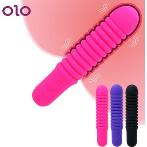 OLO Dildo Vibrator 7 Speed Magic Wand G-spot Massager Clitoris Vagina Stimulator Sex Toys for Women Female Masturbator Erotic