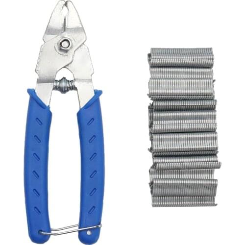 1Set Chicken Bird Cage Clamp Installation Scattered M Nail Pliers Animal Cages Pliers Rabbit Cage Accessories Installation Tools