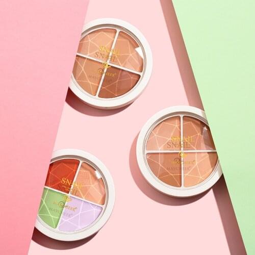 Contour Palette Face Shading Grooming Powder Makeup 4 Colors Long-Lasting Face Make Up Contouring Bronzer Dark Circle Cosmetics