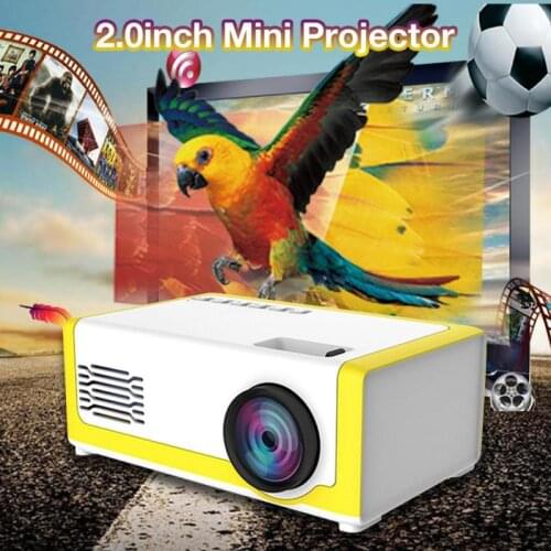 Childrens Mini Projector M1 PK YG300 Wireless Portable Entertainment 1080P HDMI-Compatible USB Projector Home Media Player