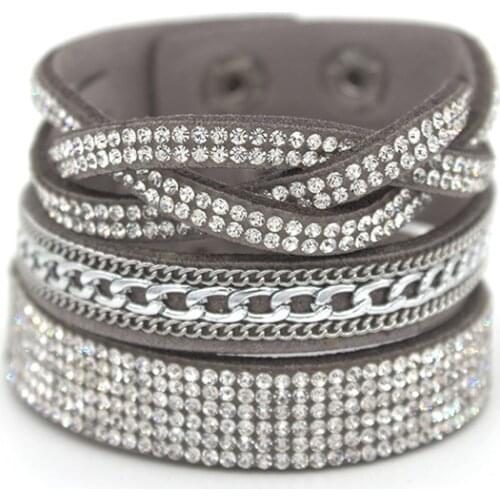 Fashion bracelet rhinestone braided bracelet jewelry three-piece suit bracelets for women bracelet bangles retail and wholesale