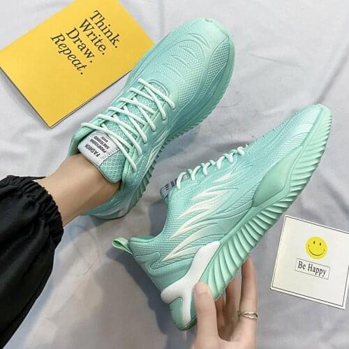 Mens Shoes Spring and Autumn New Style Dad Shoe Fashion Breathable Sports Casual Shoes Net Surface Small White Shoe