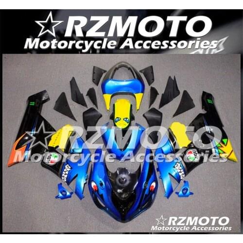New Abs Motorcycle Fairing Fit For Kawasaki ZX6R 636 ZX-6R 2005 2006 Bodywork Injection mold Store No.0321
