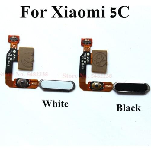 Original Fingerprint sensor Flex cable For Xiaomi 5C Mi5C M5C Touch ID Home buttons Fingerprint scanner connector Replacement