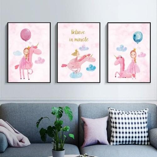 Classic Cartoon Poster Canvas Painting Childrens Room Decoration Painting Mural Modern Home Living Room Bedroom Decoration