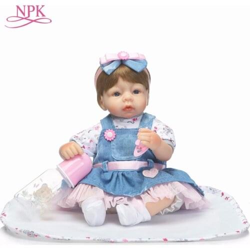 NPK realistic newborn reborn baby doll Gifts for children soft real gentle touch rebornbebes Christmas Gift