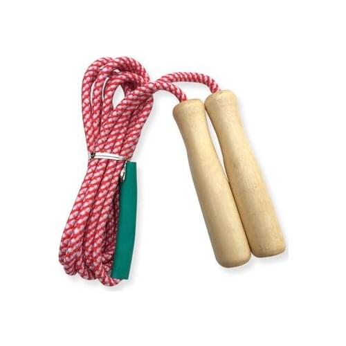 Rope skipping Sports Fitness Speed Aerobic Exercise Skipping Jump Rope Fitness Equipment Wood Handlebar Jump Rope