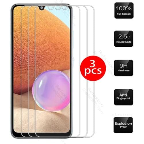 3pcs glass for samsung galaxy a32 case for samsun glass For samsung A32 a 32 32a glasses samsunga32 2021 phone cover film 6.4