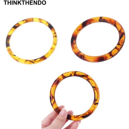 Tote Bag Round Resin Handle DIY Purse Handcraft Supplies Replacement Bags Making