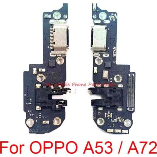 High Quality USB Charging Dock Port Board Microphone Plug Jack Flex Cable For OPPO A53 / A72 5G Headphnoe Jack Charge Flex Cable
