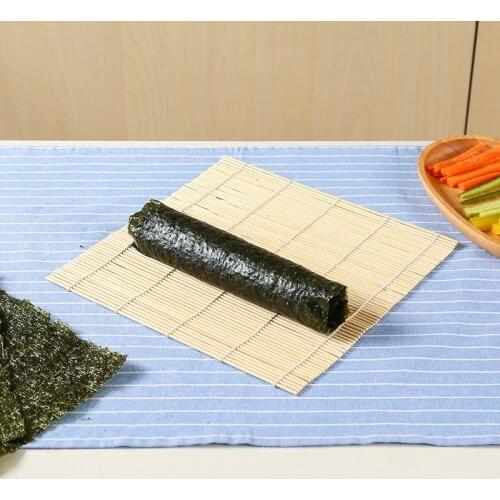 Japanese Sushi Rice Sushi Bamboo Rolling Roller DIY Maker Mat Kitchen Food Cooking Tool Gadget