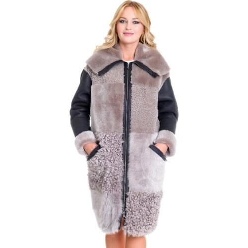 Zoramotti,Womens Fur,Real Fur,Sheepskin,Collar Fox,Winter Wear,Keeps Warm,Turkish,Turkey,Moskow