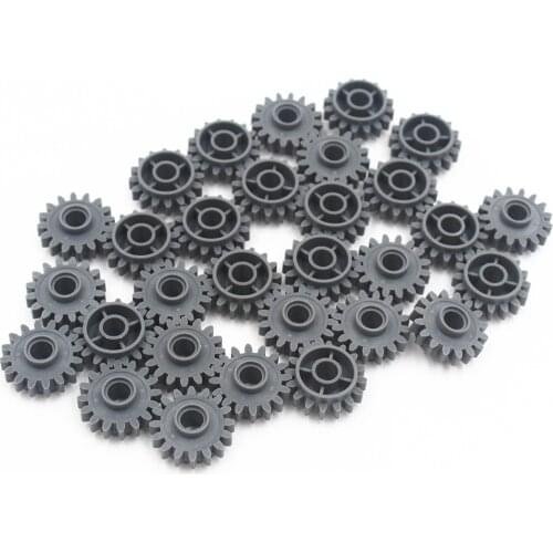 Technic Gear WHEEL Z16 DIA4.9 30Pcs Compatible With Lego Technic Building Blocks Bulk Parts Kids Toys