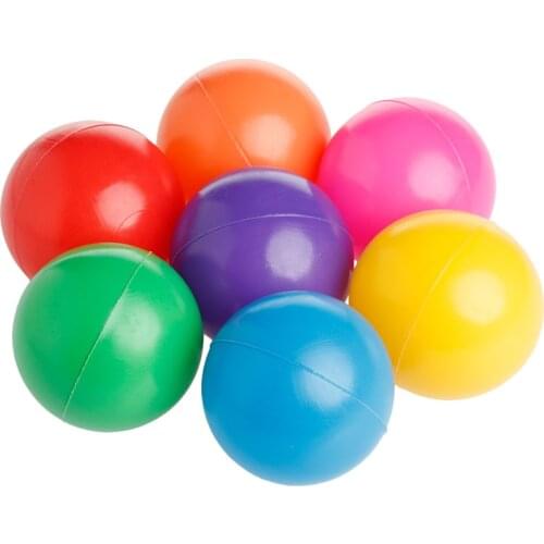100 pcs Colorful Fun Ball Soft Plastic Ocean Ball Baby Kid Toy Swim Pit Toy New